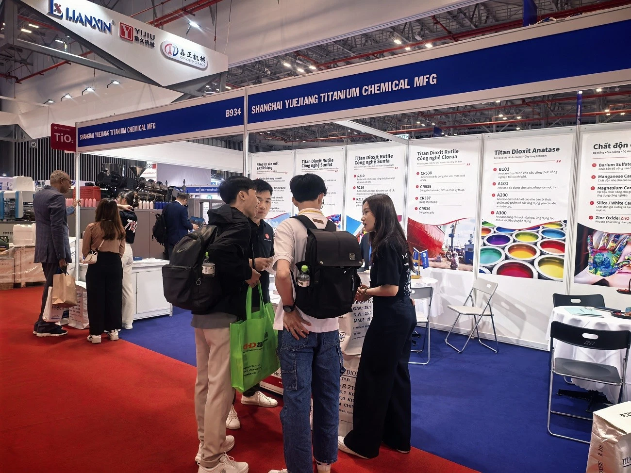 Shanghai Yuejiang Titanium Chemical Manufacturer Co Ltd Exhibits at VIETNAM PLAS 2026 Shanghai Yuejiang Titanium Chemical Manufacturer Co Ltd Exhibits at VIETNAM PLAS 2026